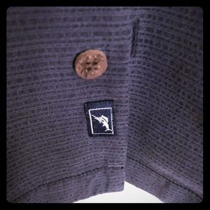 Tommy Bahama Size Small Shirt - Blue Silk